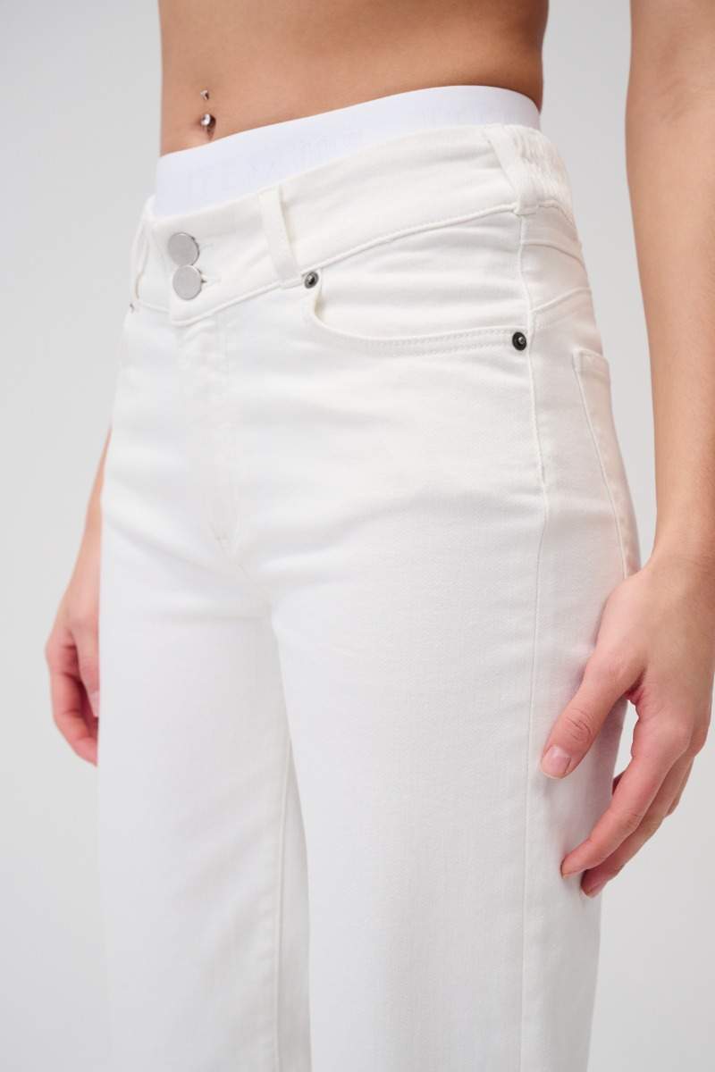Item M6 Cropped High Rise Denim Riesige Rabatte