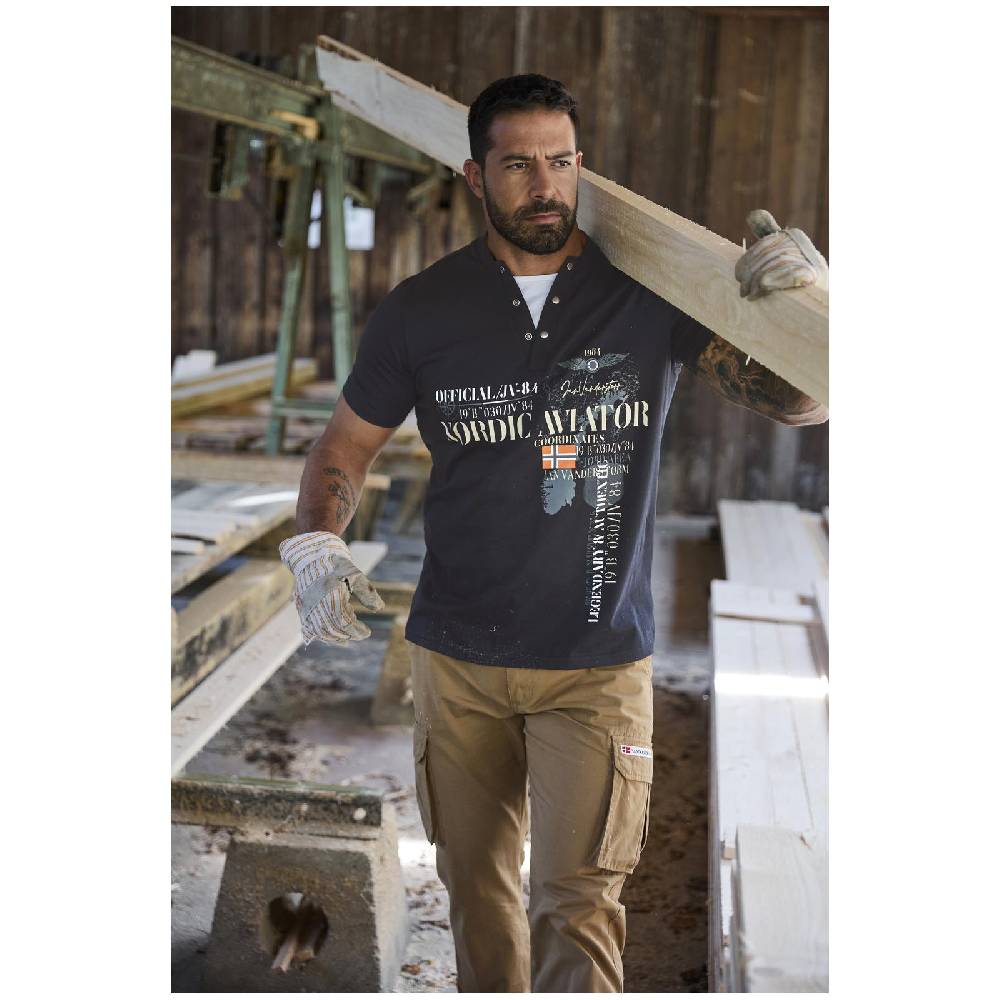 Jan Vanderstorm T-Shirt ULJAS schwarz Letzte 3 Tage