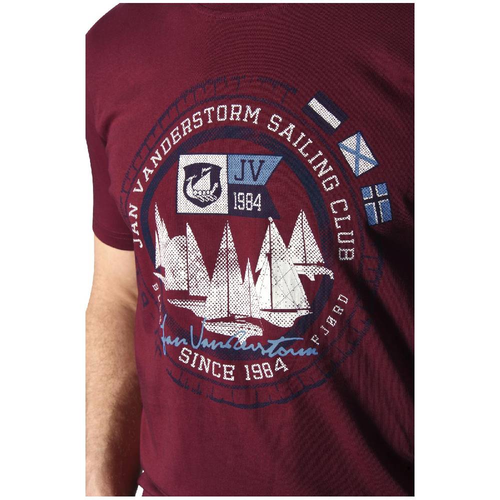 Jan Vanderstorm T-Shirt TERNO rot JETZT KAUFEN