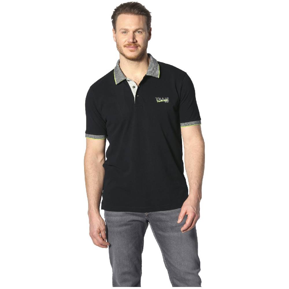 Jan Vanderstorm Doppelpack Poloshirt HARALDFRED silbergrau schwarz Letzte 2 Tage