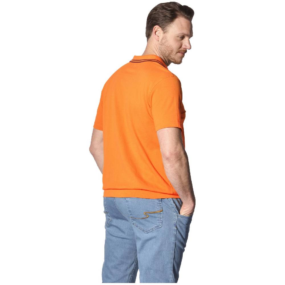 Jan Vanderstorm Poloshirt HROLFMUND orange Letzter Tag