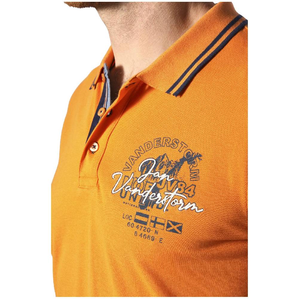 Jan Vanderstorm Poloshirt HROLFMUND orange Letzter Tag