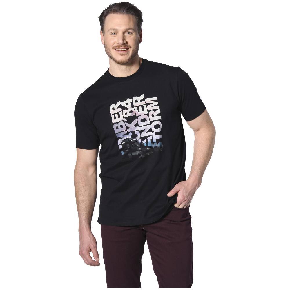 Jan Vanderstorm T-Shirt RANSTEIN schwarz Bis zu 50% Rabatt