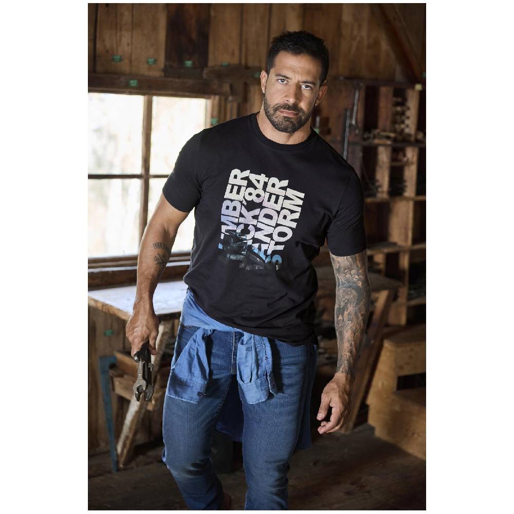 Jan Vanderstorm T-Shirt RANSTEIN schwarz Bis zu 50% Rabatt