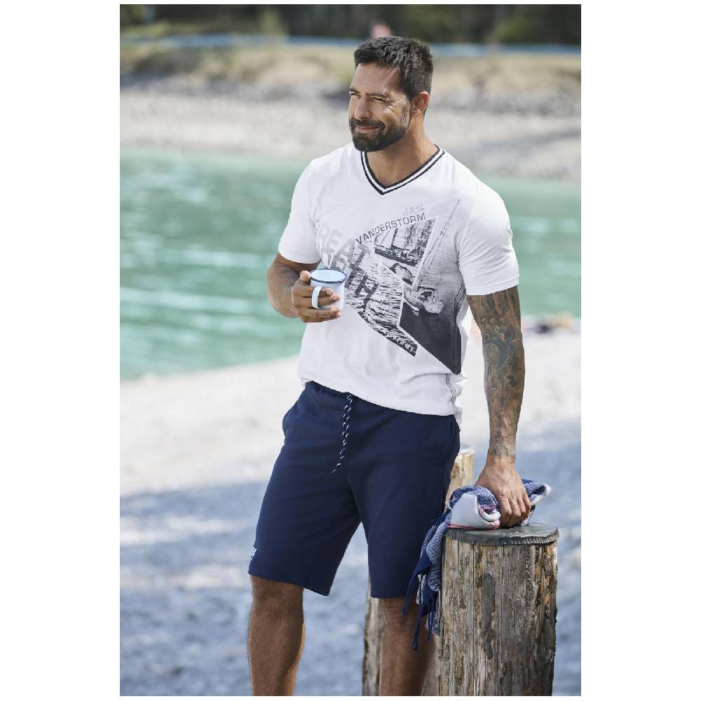 Jan Vanderstorm T-Shirt BRYNO weiß Bis zu 65% Rabatt