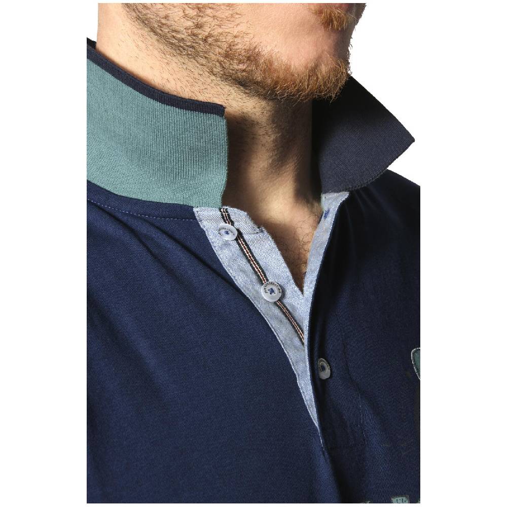 Jan Vanderstorm Poloshirt GIZUR royal blau Vierteljährliche Förderung