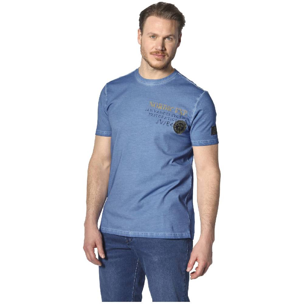 Jan Vanderstorm T-Shirt ANDJORN blau Super Rabatt