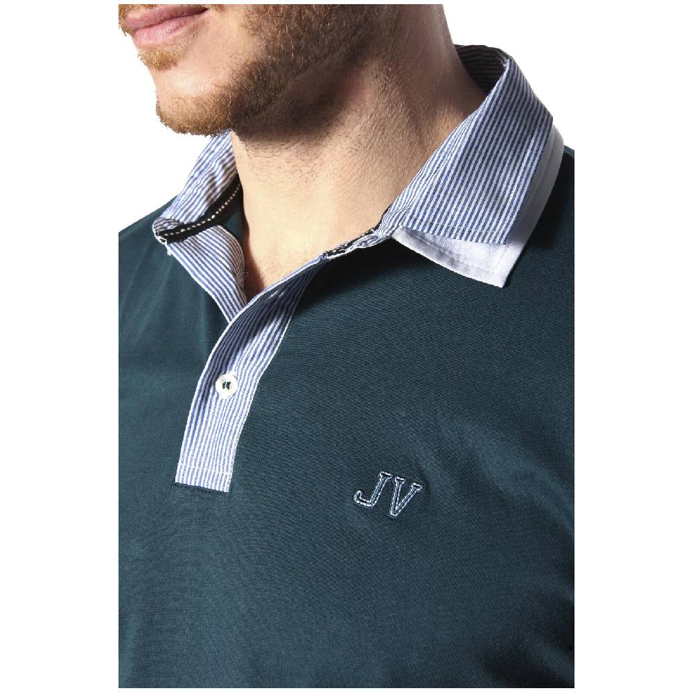 Jan Vanderstorm Poloshirt DANHY petrol 50% Rabatt mit kostenlosem Versand