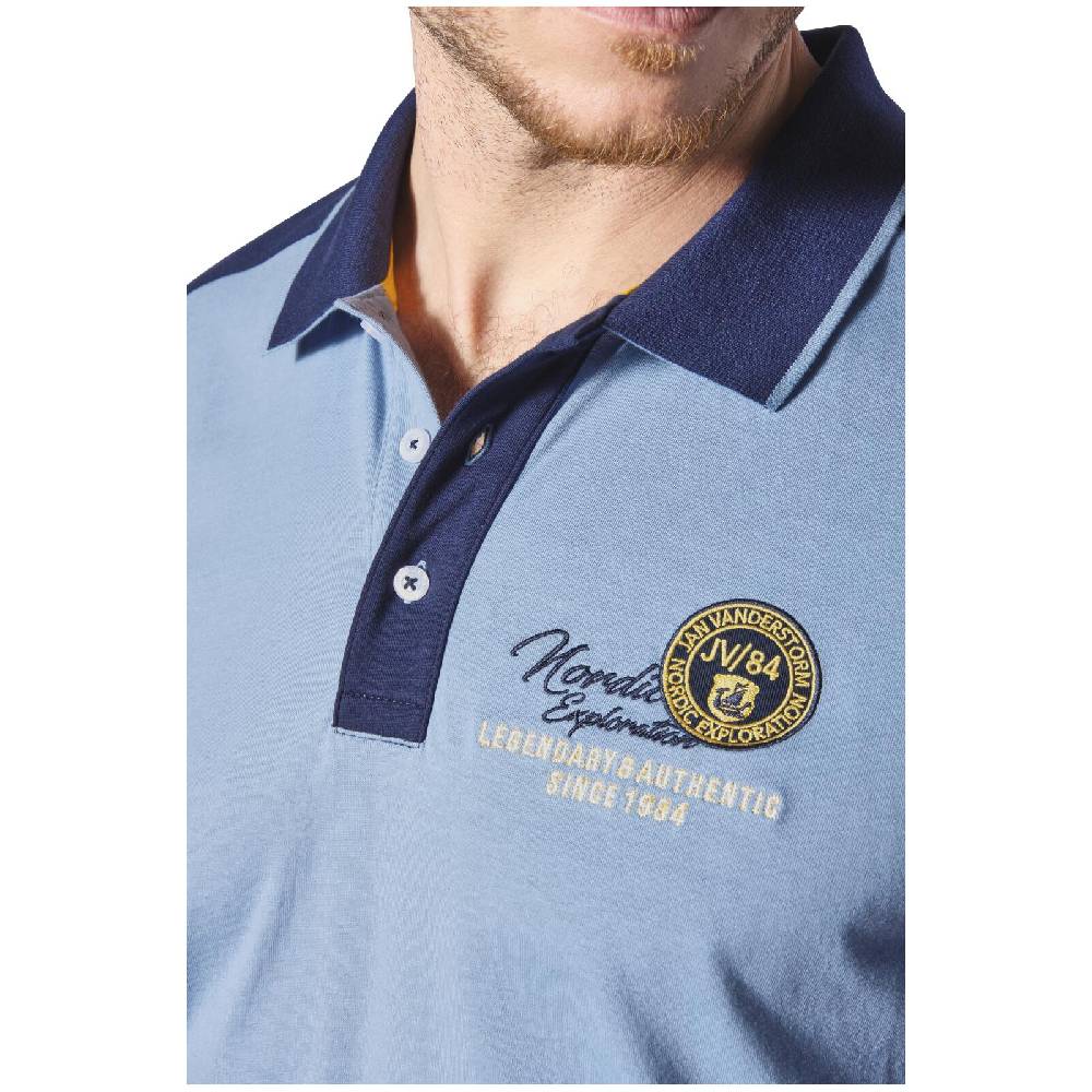 Jan Vanderstorm Poloshirt EGRON blau Speichern exportieren