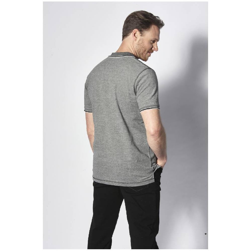 Jan Vanderstorm Poloshirt RIGHER schwarz melange Im Verkauf