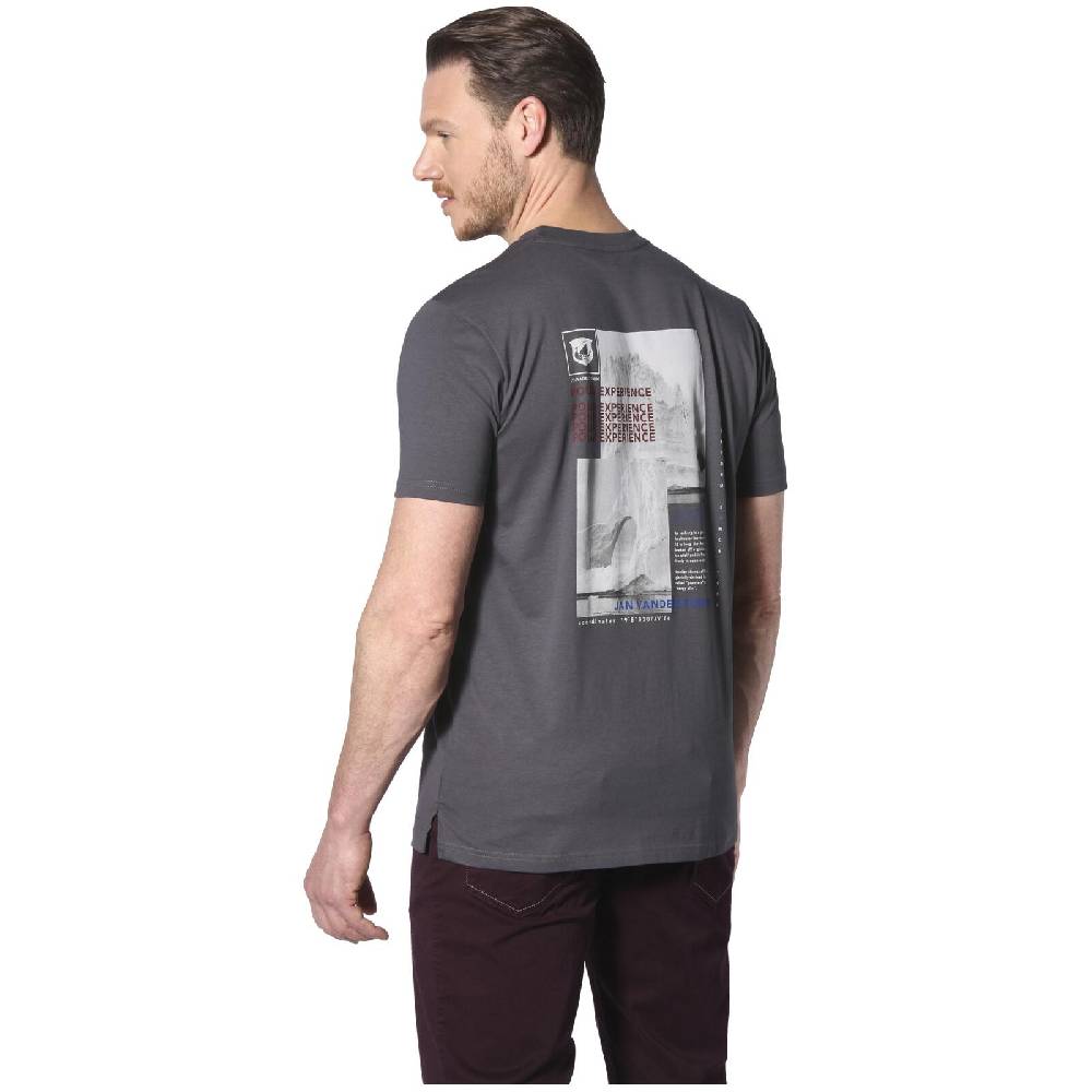 Jan Vanderstorm T-Shirt BERNWALD dunkelgrau Rabatte dieses Monats