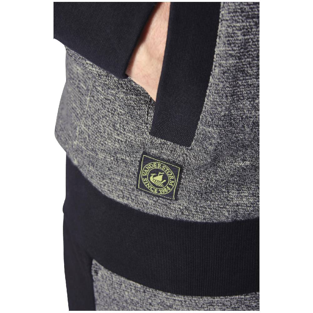 Jan Vanderstorm Sweatjacke RUMOLT schwarz melange Online