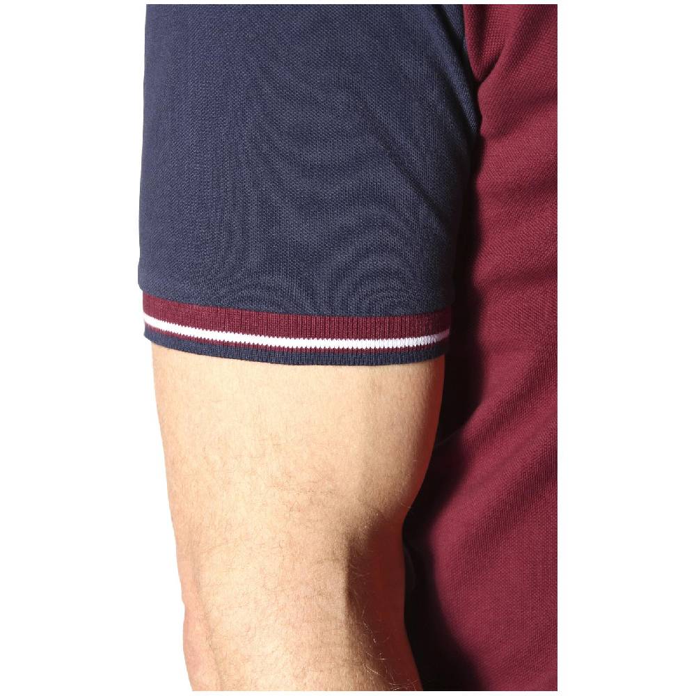 Jan Vanderstorm Poloshirt OLEJORN dunkelrot Outlet