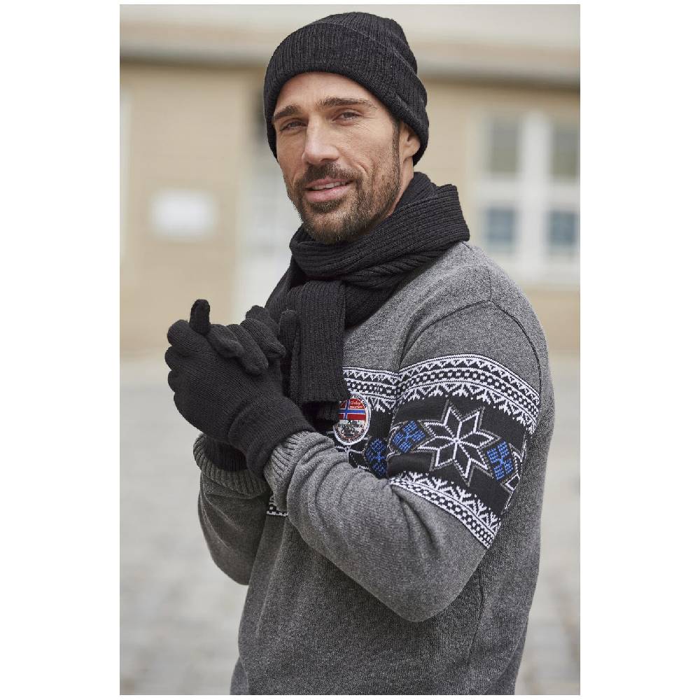 Jan Vanderstorm Handschuh BRYNJAR schwarz Heißer Verkauf