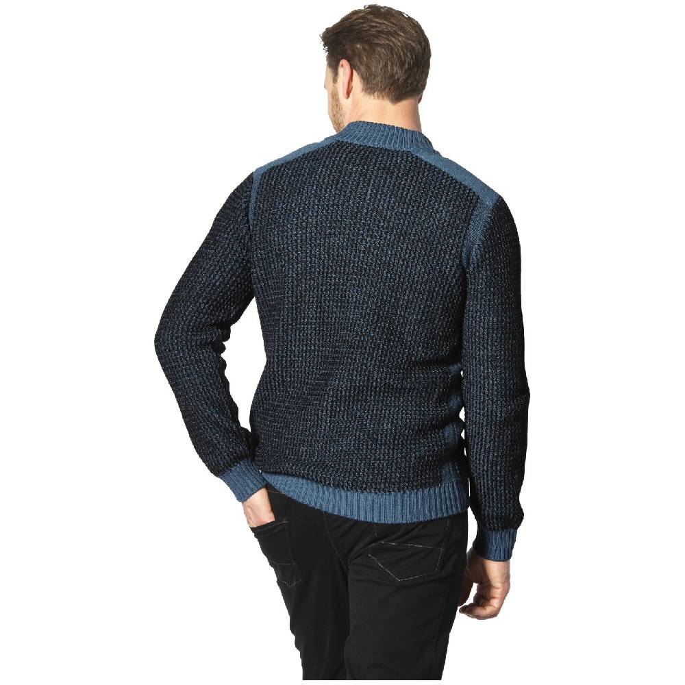 Jan Vanderstorm Strickjacke HALSTEN blau Kostenloser Versand international