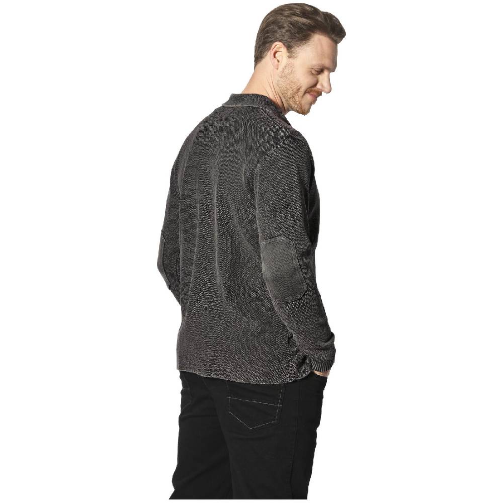 Jan Vanderstorm Strickjacke SIGURDULFAR schwarz Fabrikladen