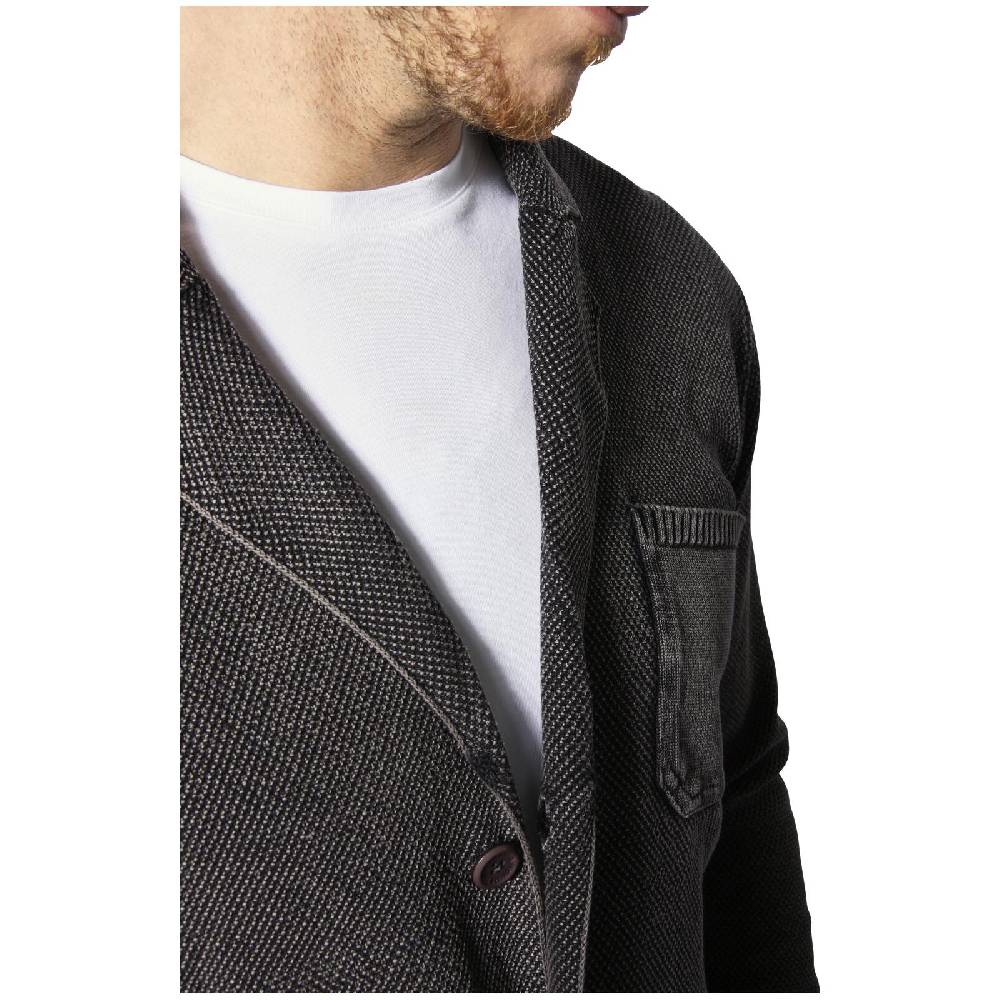 Jan Vanderstorm Strickjacke SIGURDULFAR schwarz Fabrikladen