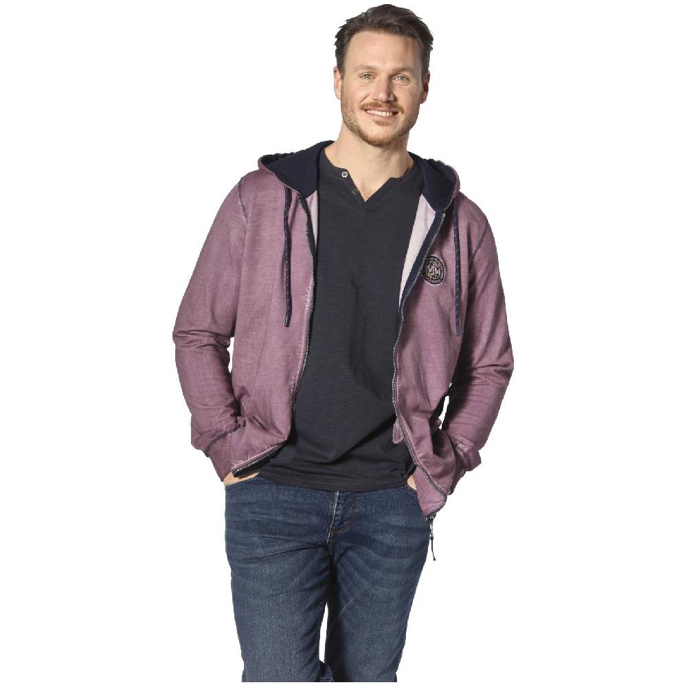 Jan Vanderstorm Sweatjacke PERKELMAN helllila Begrenzt auf 3 Tage