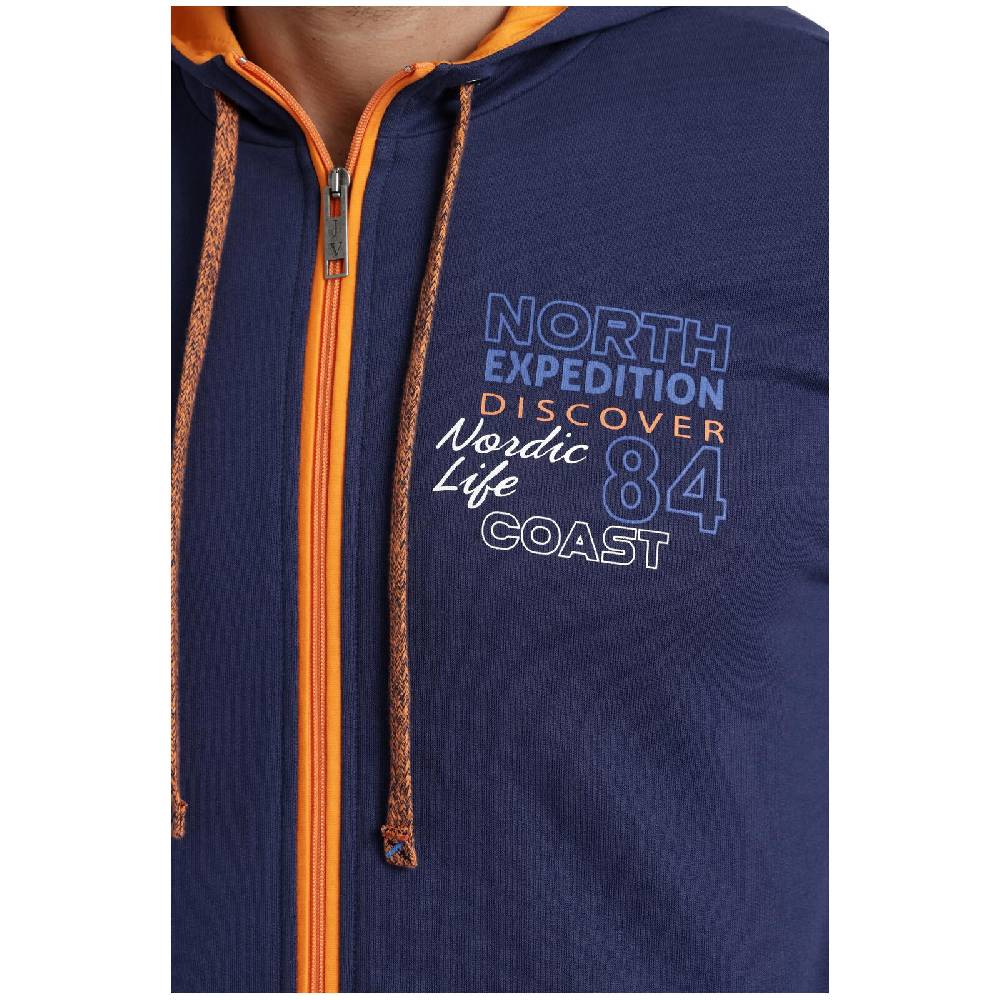 Jan Vanderstorm Sweatjacke RODERICH dunkelblau 2025