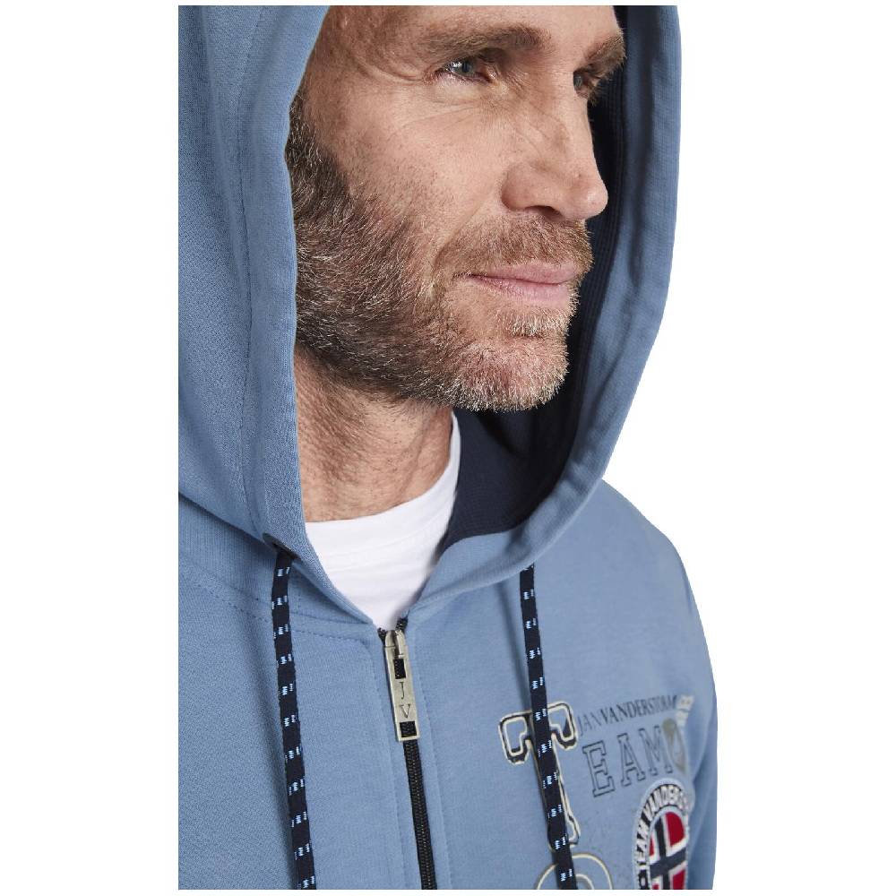 Jan Vanderstorm Sweatjacke HOLVAST blau Verkauf