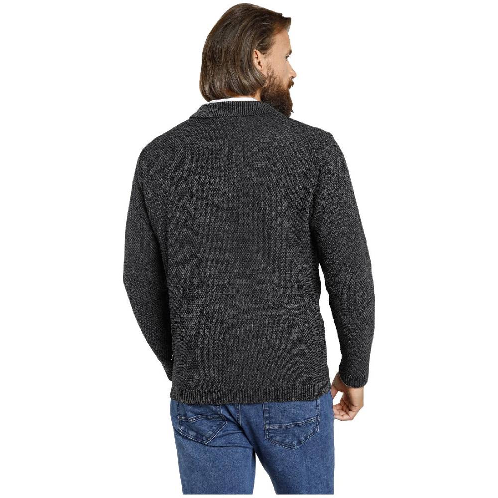 Jan Vanderstorm Strickjacke ASGER dunkelgrau Günstig kaufen