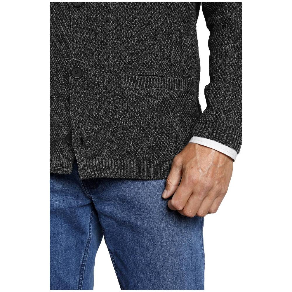 Jan Vanderstorm Strickjacke ASGER dunkelgrau Günstig kaufen