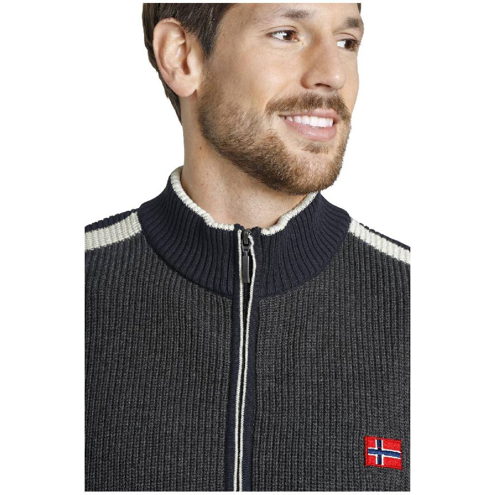 Jan Vanderstorm Strickjacke ANVE dunkelgrau Versandkostenfrei