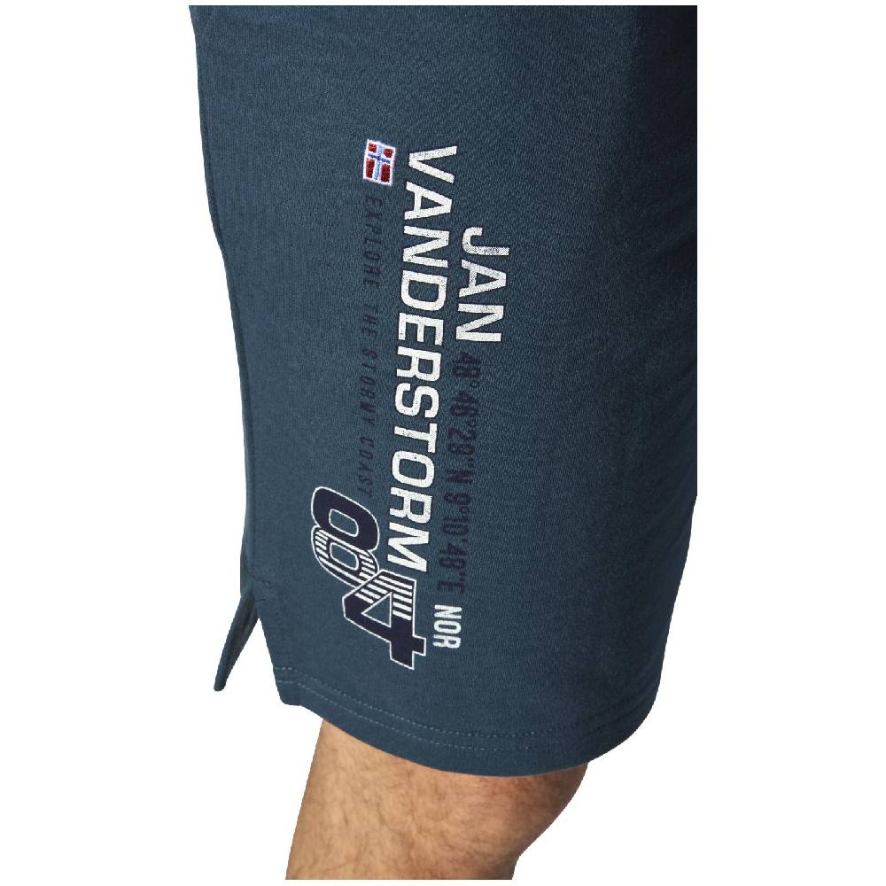 Jan Vanderstorm Sweatbermuda PERMARSEN petrol Flash Sale