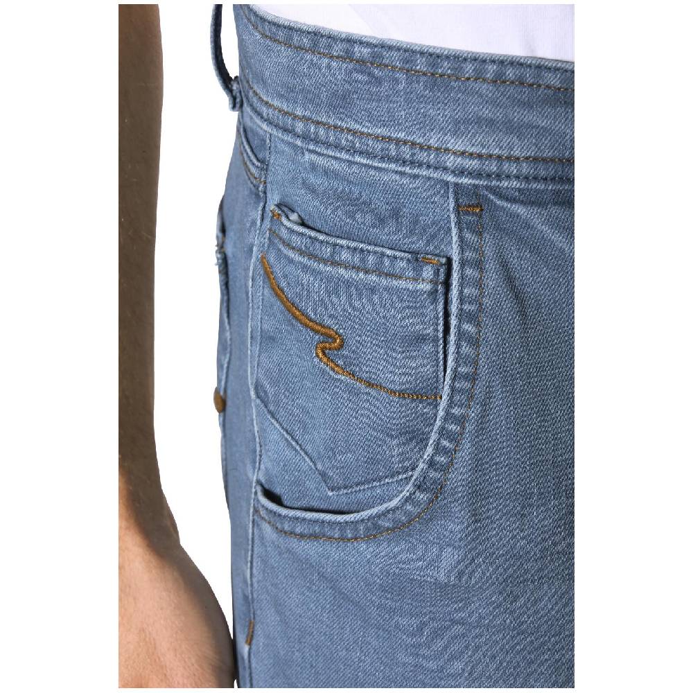 Jan Vanderstorm Tiefbundjeans HEMAL hellblau Neueste Mode