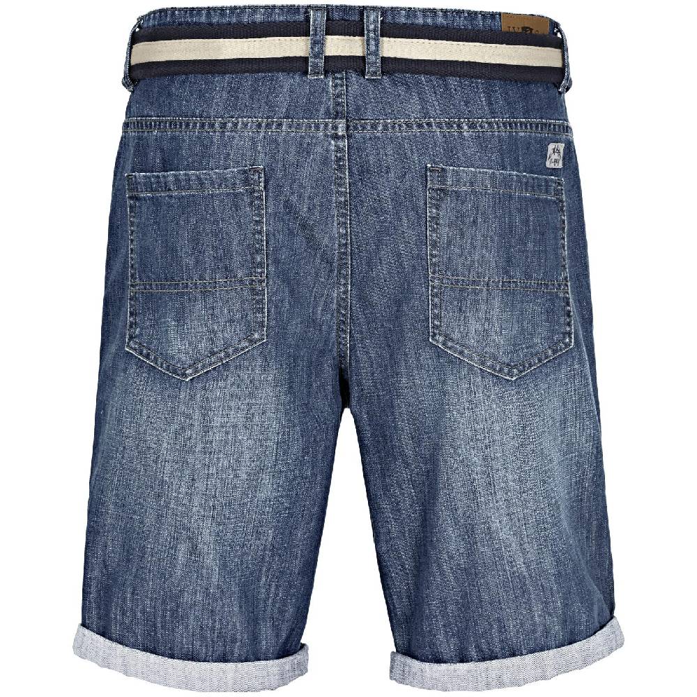 Jan Vanderstorm Jeansbermuda LENAS blau Große Rabatte
