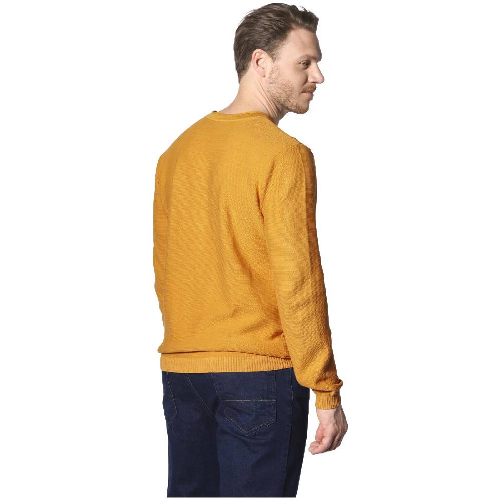 Jan Vanderstorm Pullover TRYGVE dunkelgelb Kostenlose Rückgabe