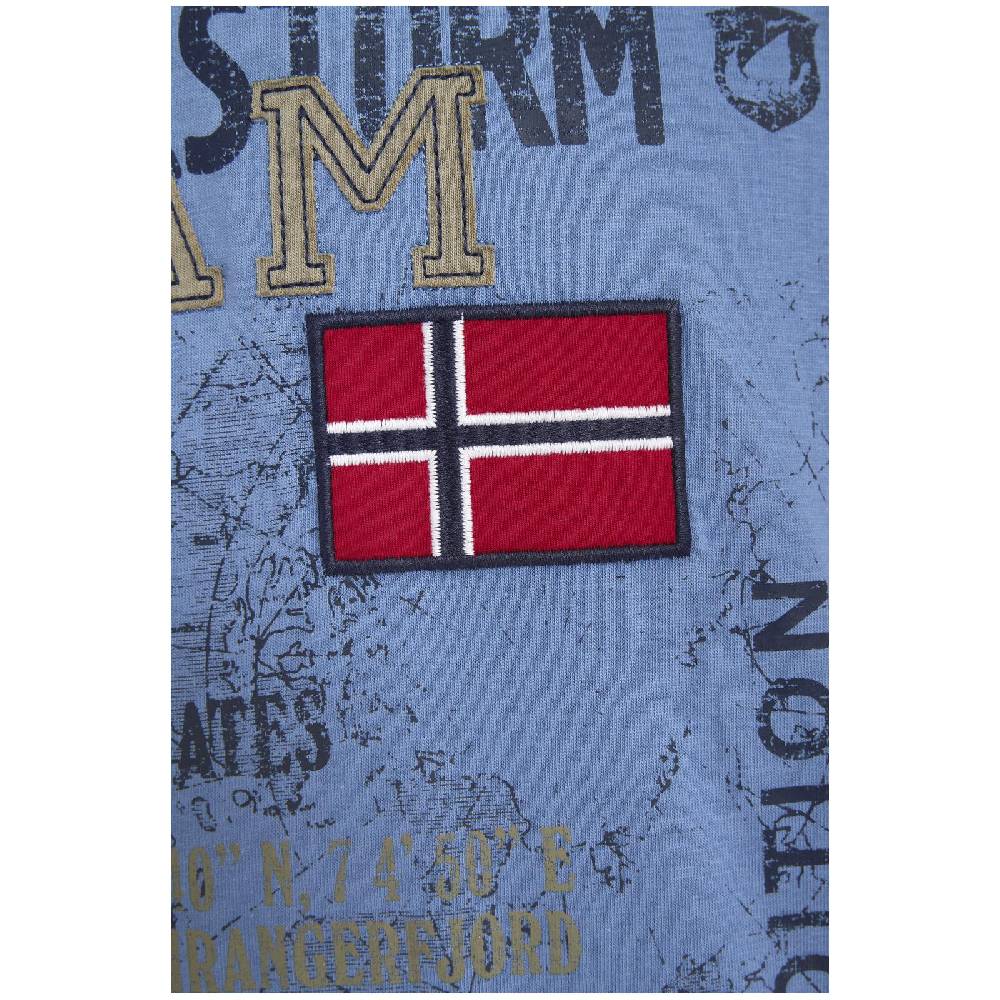 Jan Vanderstorm T-Shirt SÖLVE blau Bis zu 60% Rabatt