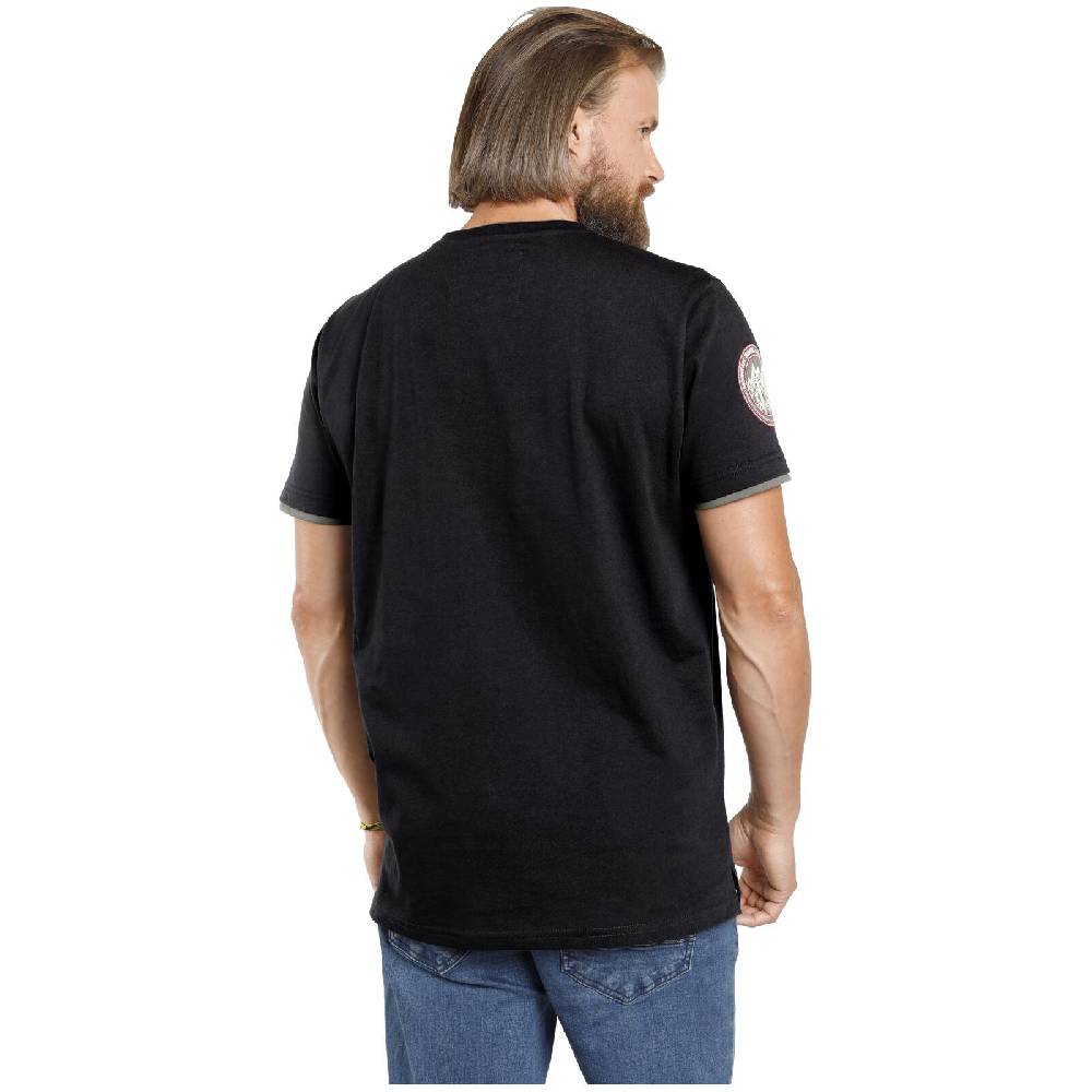 Jan Vanderstorm T-Shirt SÖLVE schwarz Sonderangebot der Fabrik