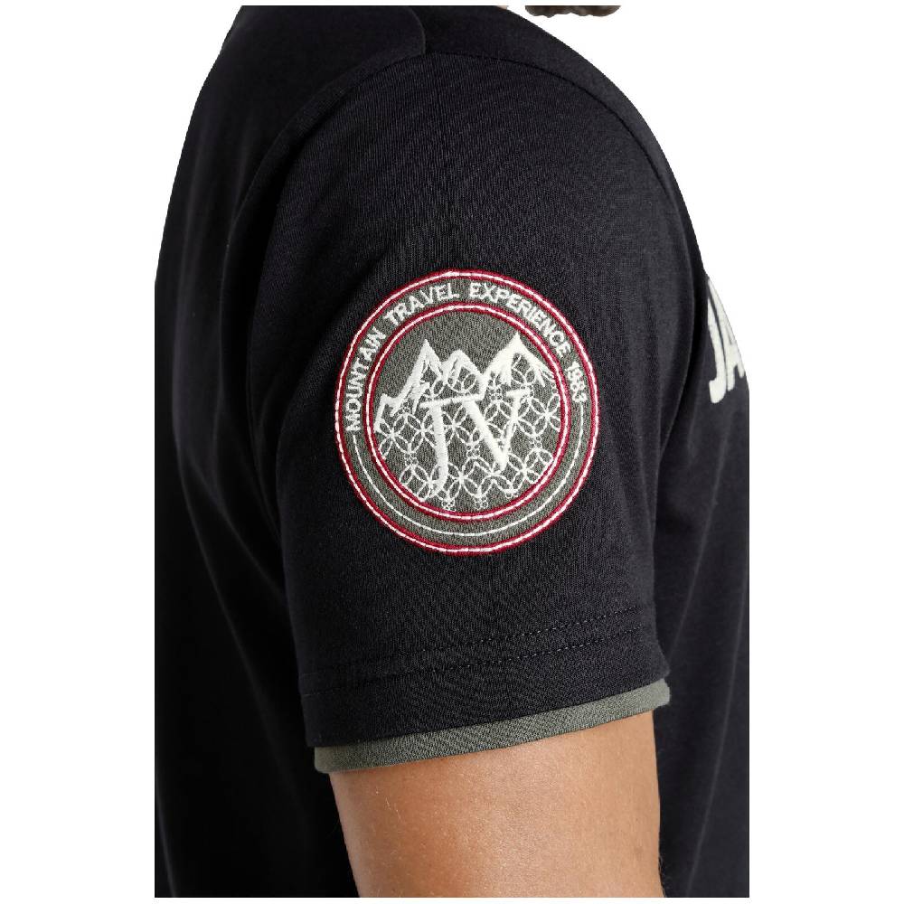Jan Vanderstorm T-Shirt SÖLVE schwarz Sonderangebot der Fabrik