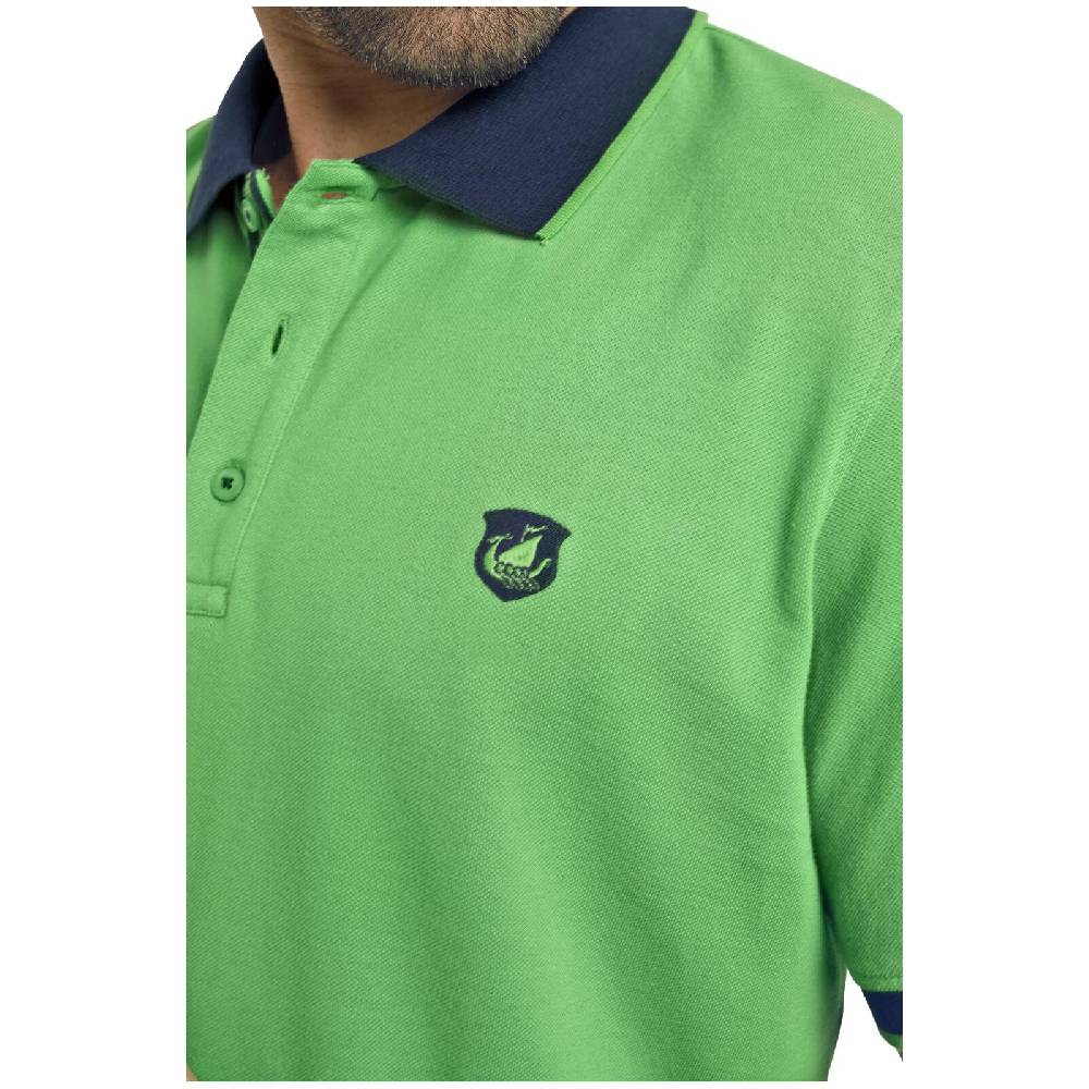 Jan Vanderstorm Poloshirt LAVRANS grün Fabrikladen