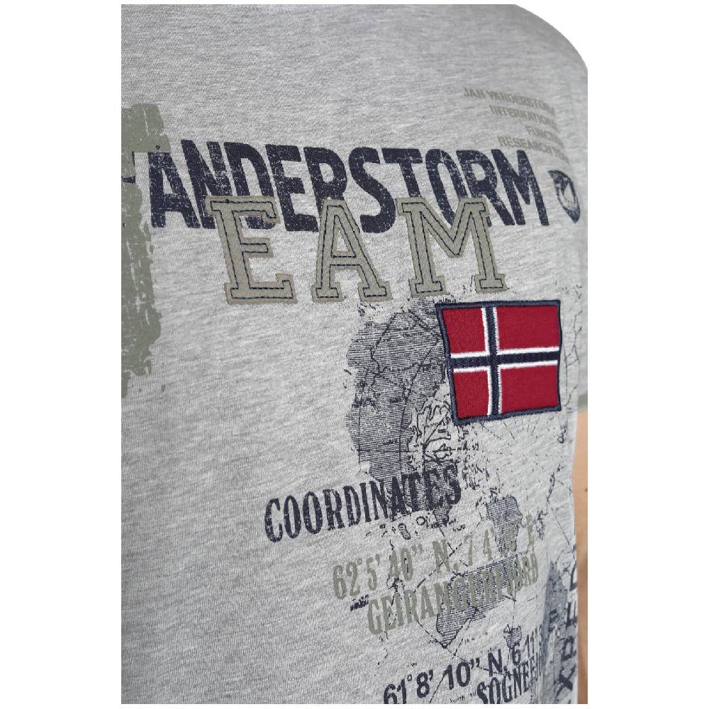 Jan Vanderstorm T-Shirt SÖLVE grau Black Friday Preise