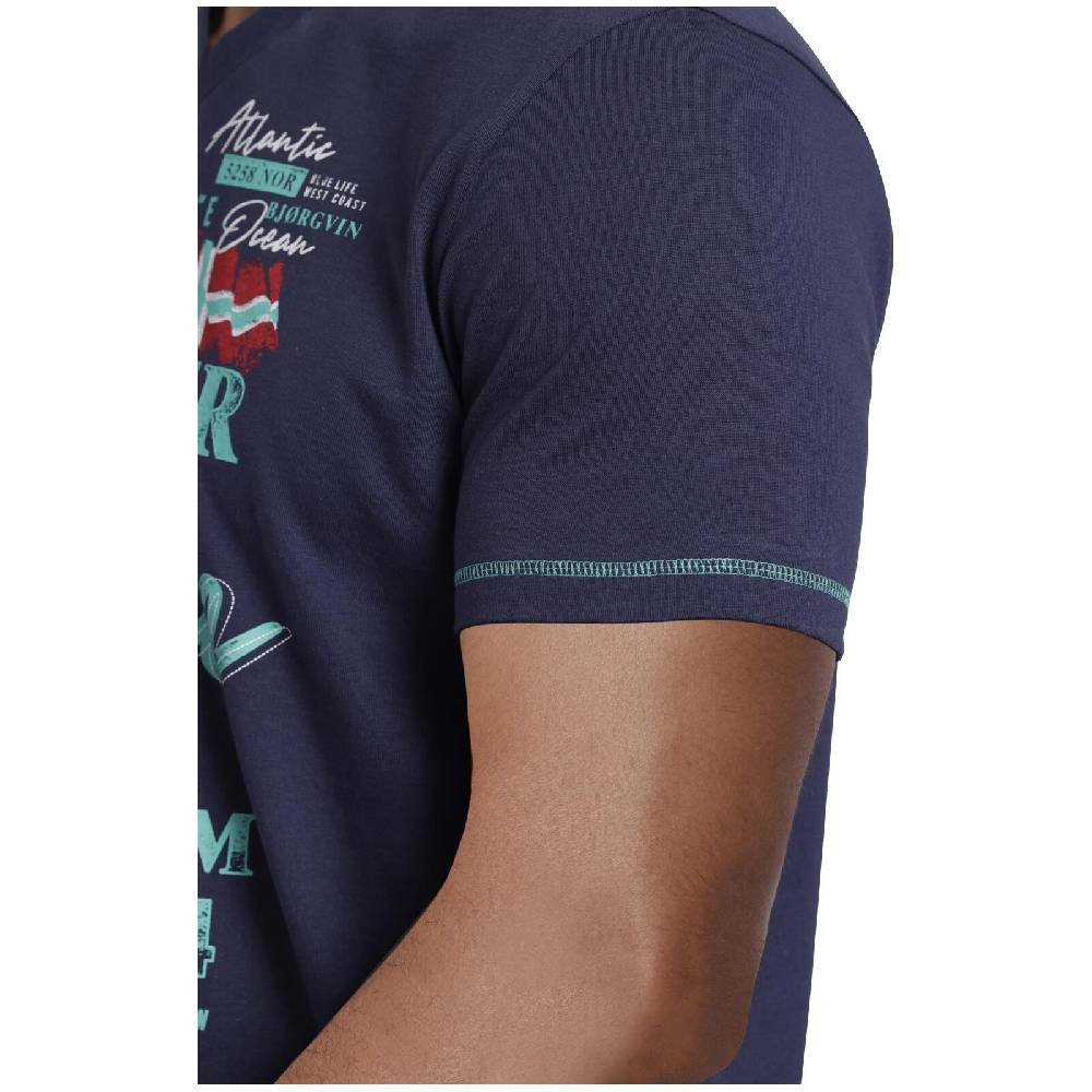 Jan Vanderstorm T-Shirt NORDGER dunkelblau Online