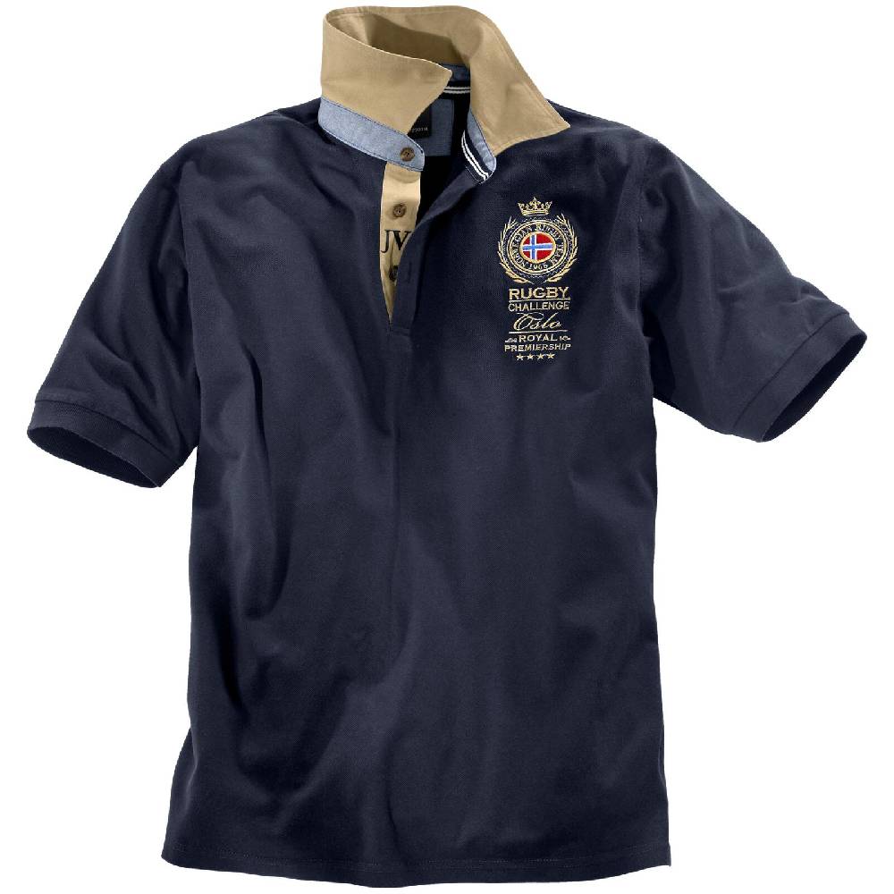 Jan Vanderstorm Poloshirt JOAKIM dunkelblau Outlet