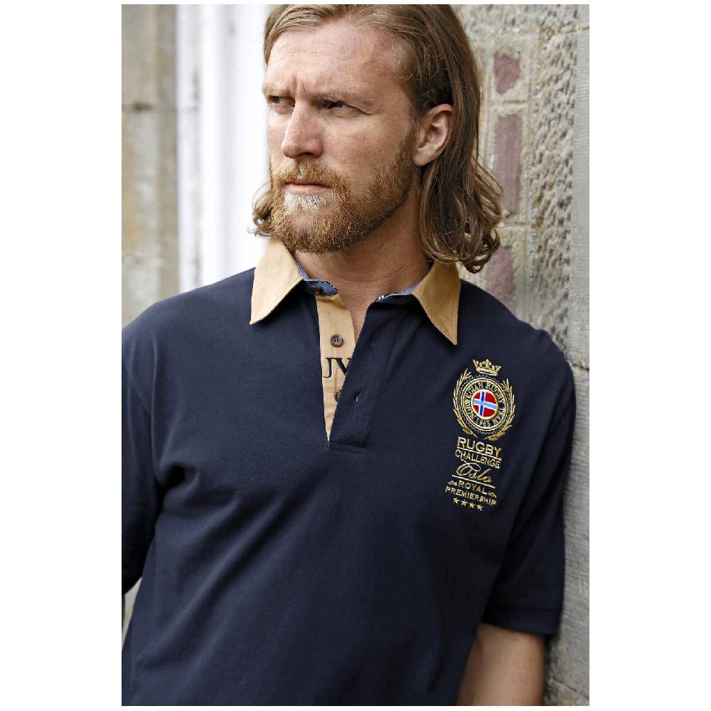 Jan Vanderstorm Poloshirt JOAKIM dunkelblau Outlet