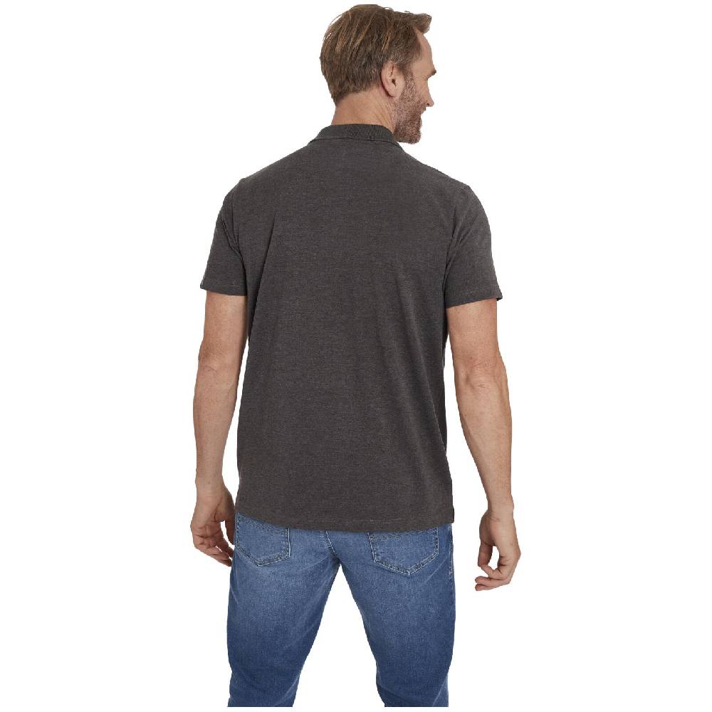 Jan Vanderstorm Poloshirt NISSE dunkelgrau melange Wochenangebot