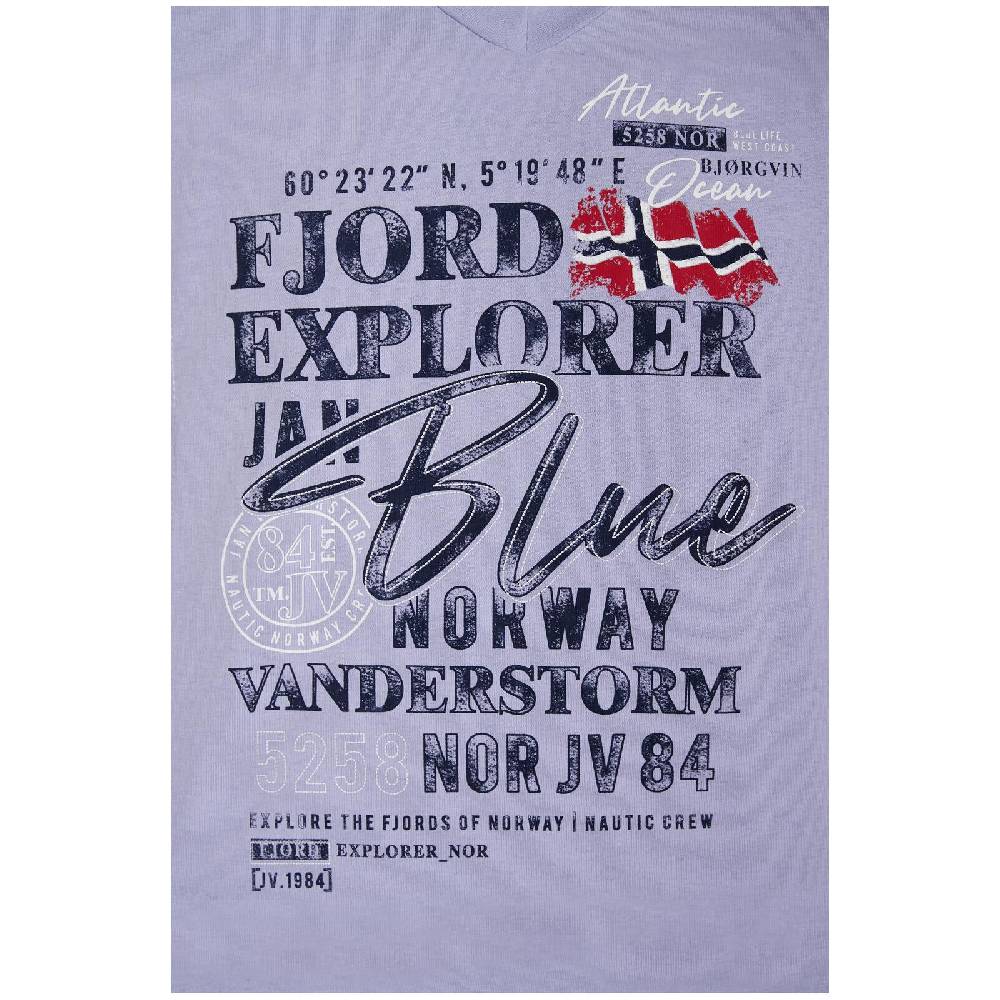 Jan Vanderstorm T-Shirt NORDGER helllila Begrenzte Freigabe