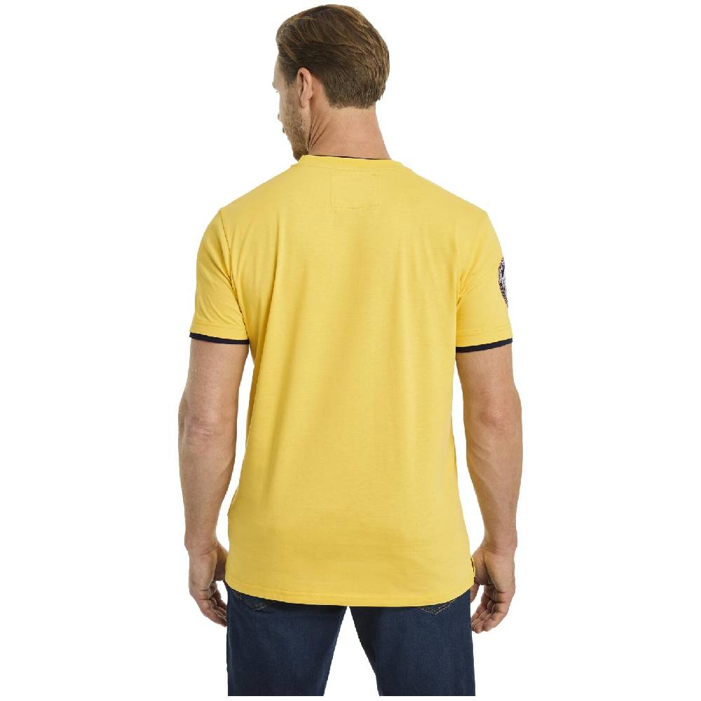 Jan Vanderstorm T-Shirt SÖLVE gelb Neueste Stile
