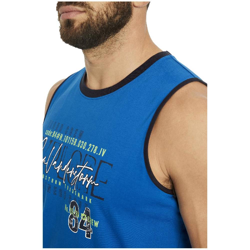 Jan Vanderstorm Tanktop FRODEWIN royal blau Bis zu 65% Rabatt