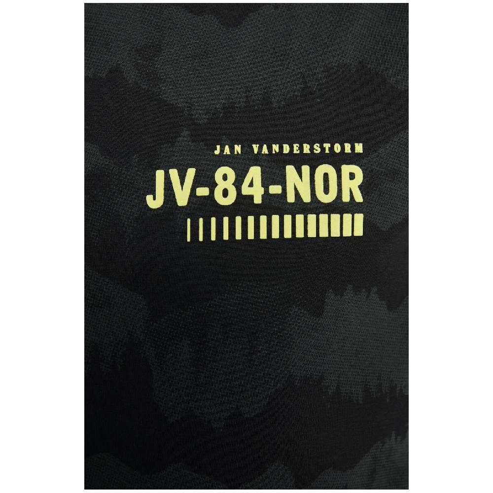 Jan Vanderstorm Tanktop FAFNER schwarz gemustert Riesige Rabatte
