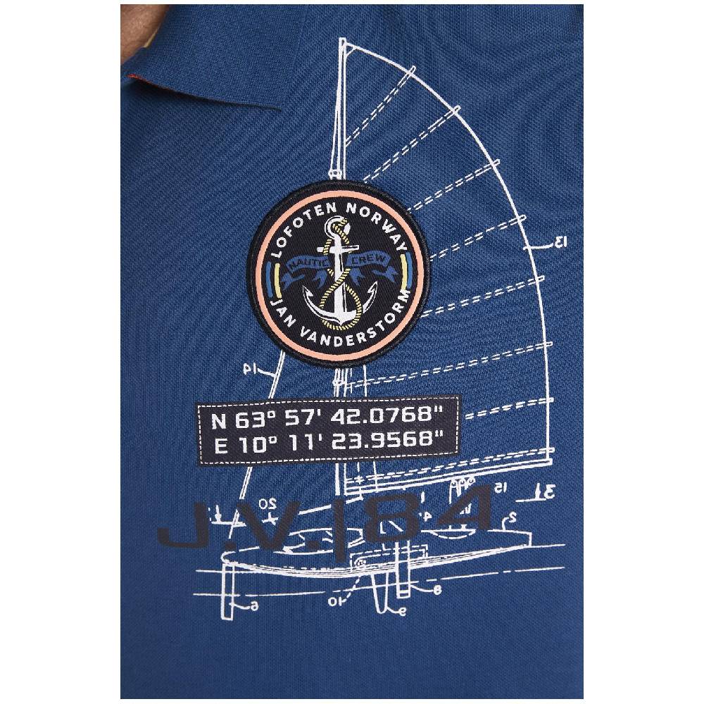 Jan Vanderstorm Poloshirt NICCO royal blau Begrenzt auf 3 Tage