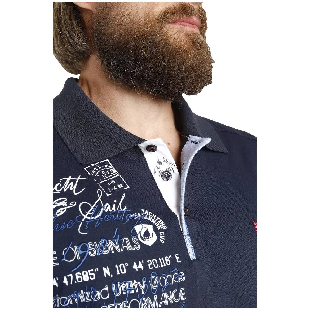 Jan Vanderstorm Poloshirt JANO dunkelblau Im Verkauf