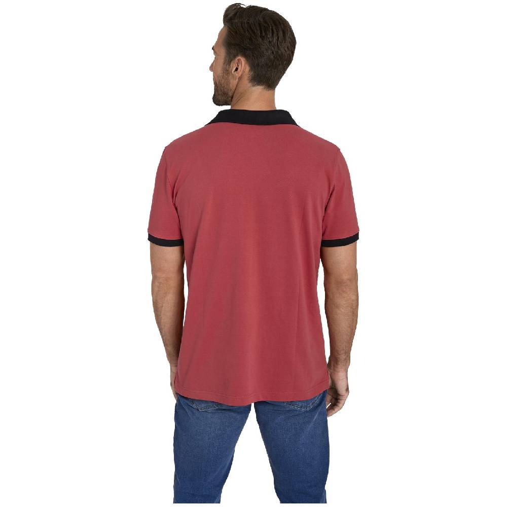 Jan Vanderstorm Doppelpack Poloshirt ELJAR beige hellrot Rabatte dieses Monats