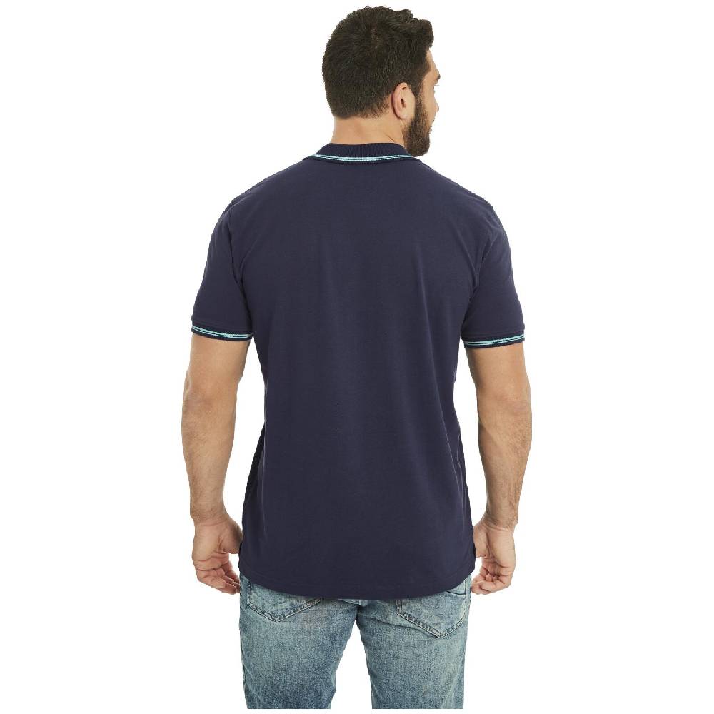 Jan Vanderstorm Doppelpack Poloshirt BERAU hellblau dunkelblau 2025