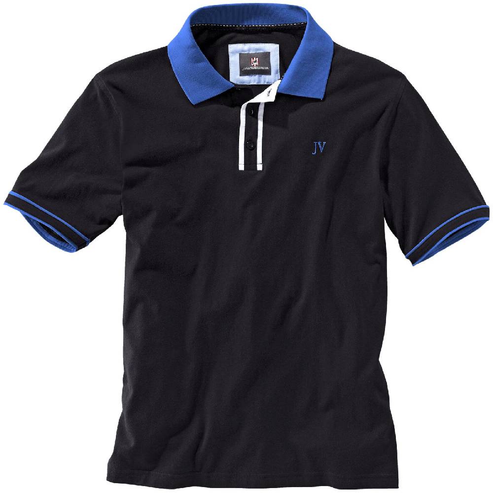 Jan Vanderstorm Poloshirt ISFRIED schwarz Outlet