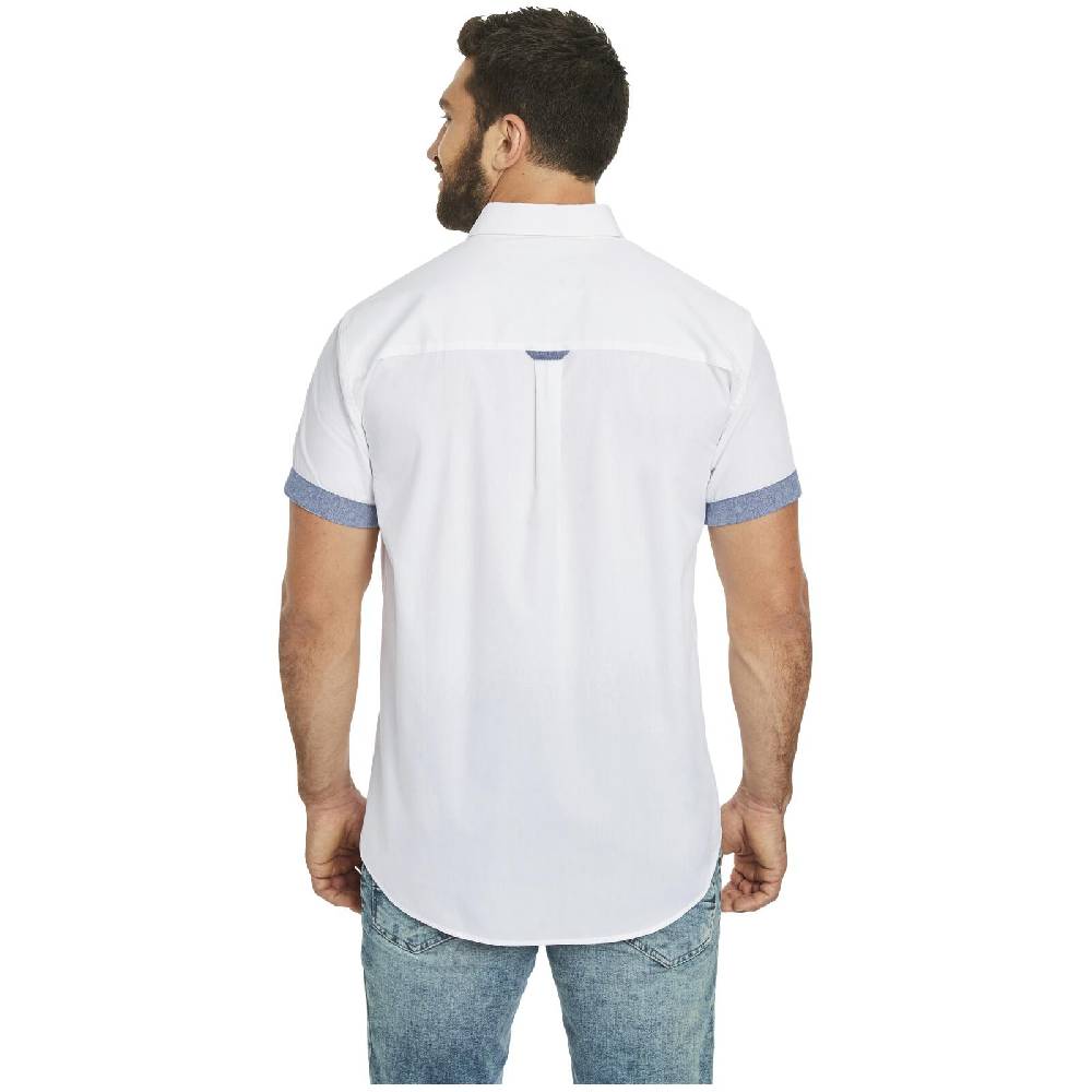 Jan Vanderstorm Doppelpack Hemd SVERKER weiß blau im Angebot